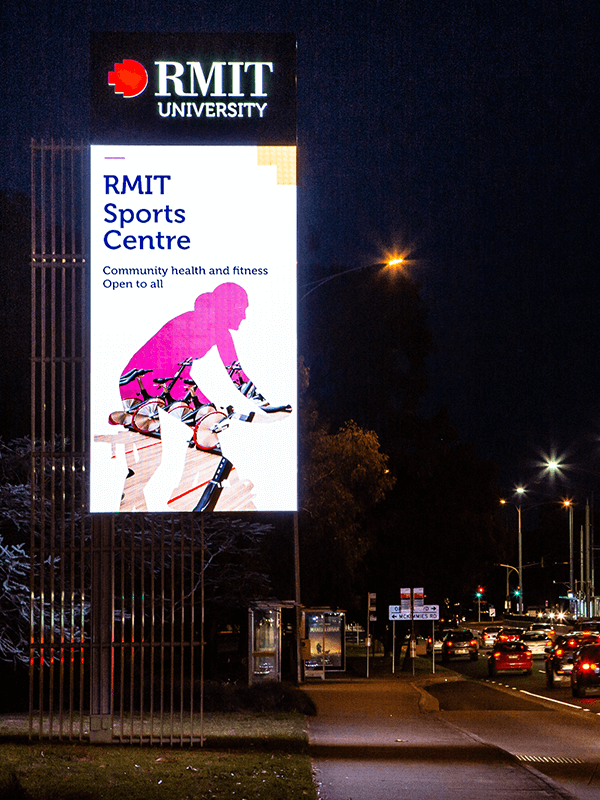 RMIT University Outdoor LED Video Screen